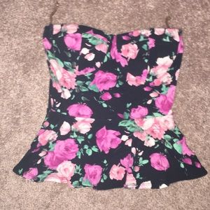 Flower peplum